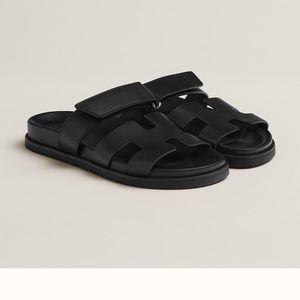 Hermes chypre sandal black size 40 1/2